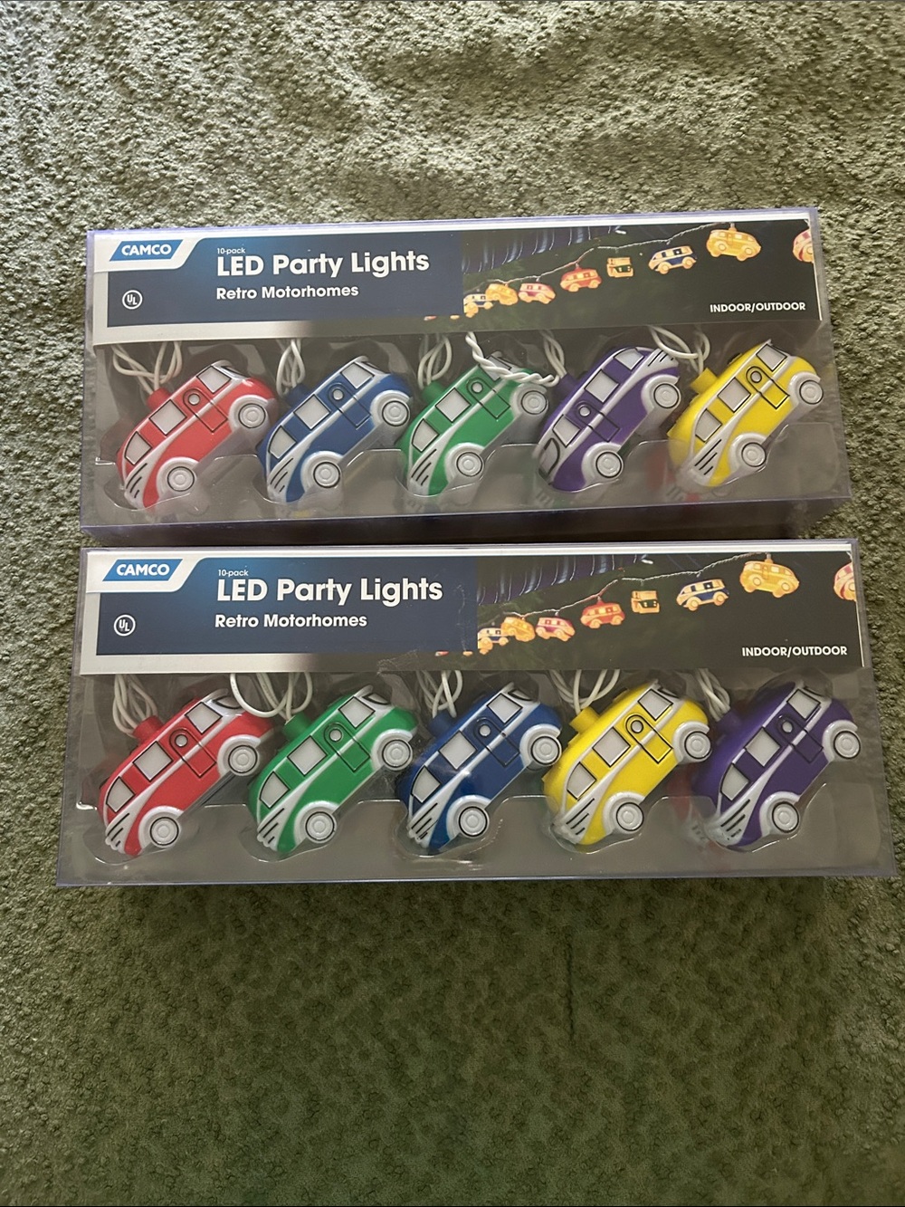 LED Party Lights Retro Motorhomes - Multi Color String Lights